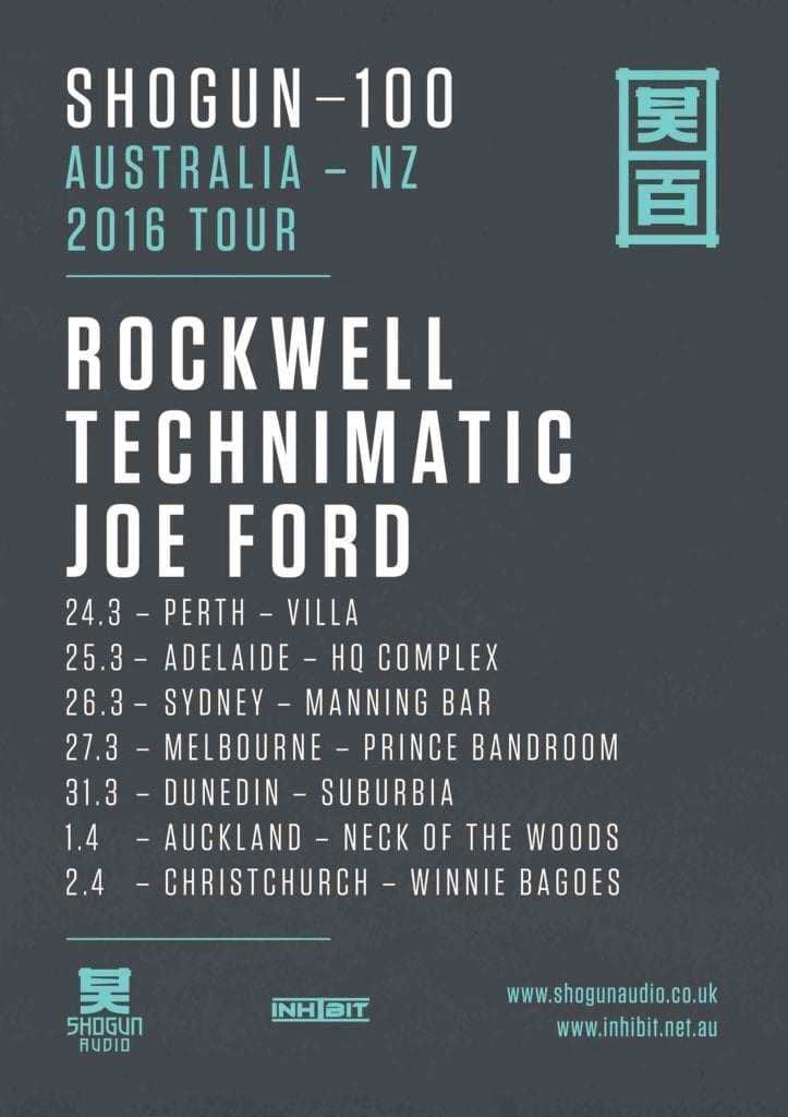 SHogun AUDIO TOUR Australia FLY