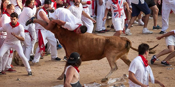 San-Fermin-Running-Of-The-Bulls Running of the bulls
