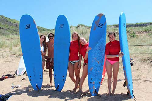 Stoke travel surf girls