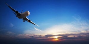 airplane in sky