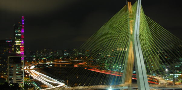 Sao Paulo Sao Paulo at night on Brazil day tours