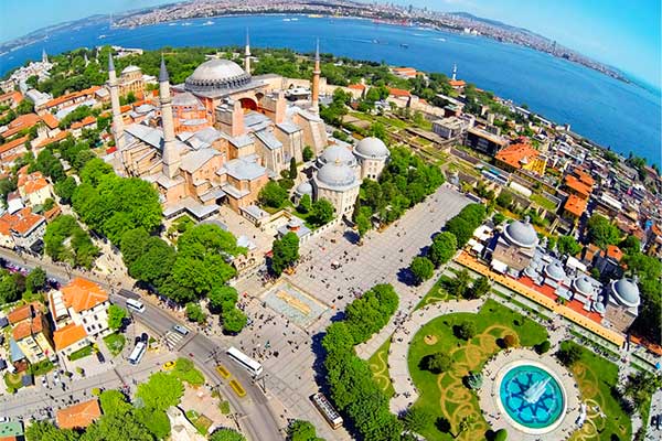 Birdseye view of Istanbul