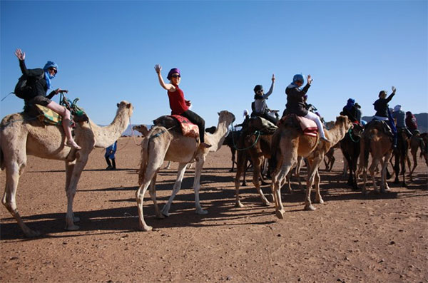 Morocco desert camel ride