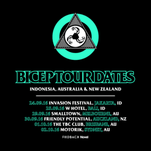 Bicep 2016 Indonesia, Oz, NZ TOUR FLYER