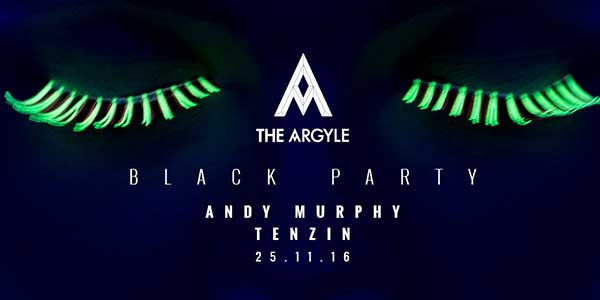 black party banner
