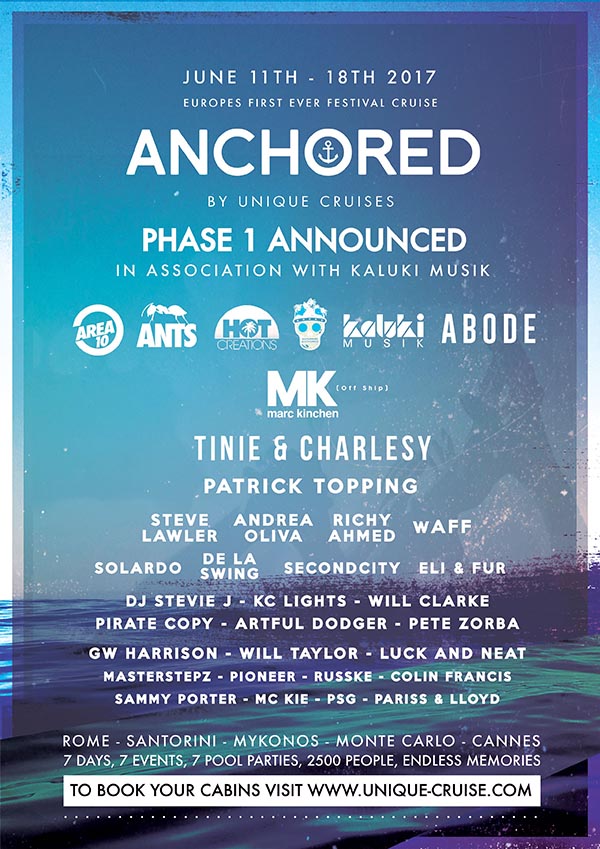 Anchored Festival 2017 Poster