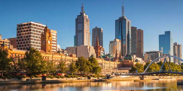 Melbourne city skyline