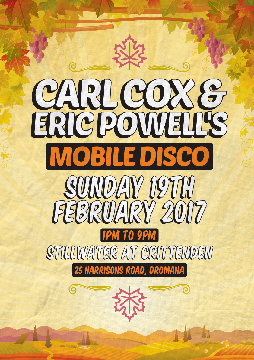CARL COX & ERIC POWELL ANNOUNCE 2017 ‘MOBILE DISCO’ FEATURING INCOGNITO!!