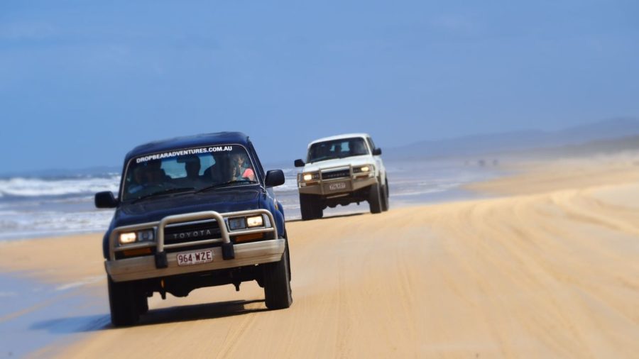 camping tours fraser island: Drop Bear Adventures Fraser Island Tour