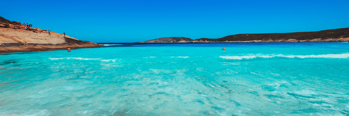 Wave lapping Esperance-Nullarbor-Traveller Perth to Esperance tour