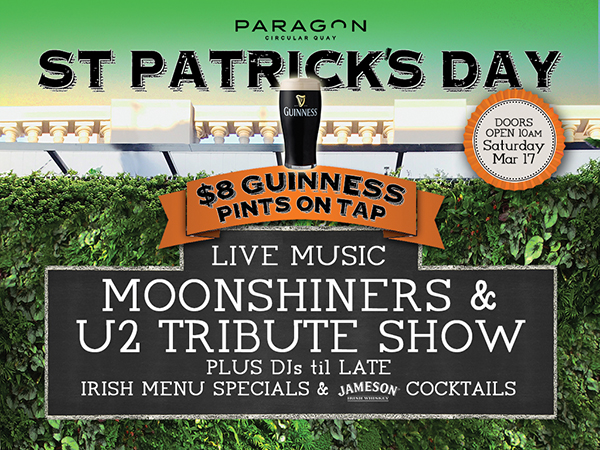 St Patrick's Day Paragon st patrick's day
