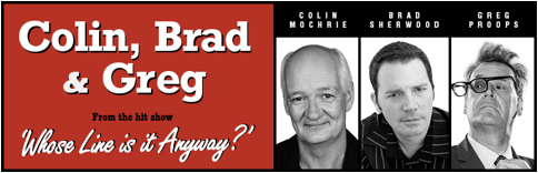 COLIN BRAD AND GREG AUSTRALIAN TOUR