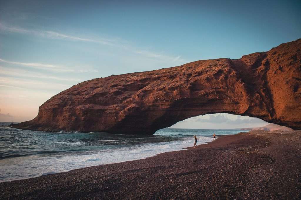 Relax on the coast touristy spots in Morocco