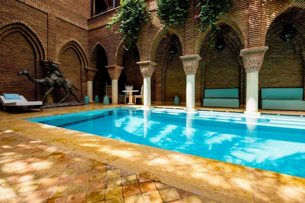Paradise in a Marrakech Riad, touristy spots in Morocco