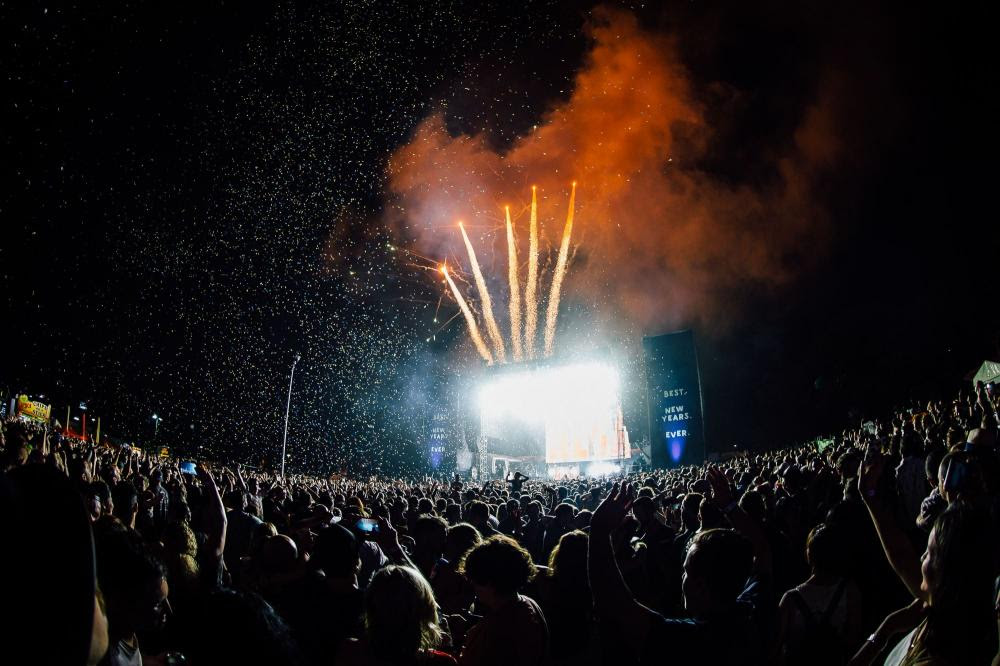 NYE in the park NYE festival in Sydney