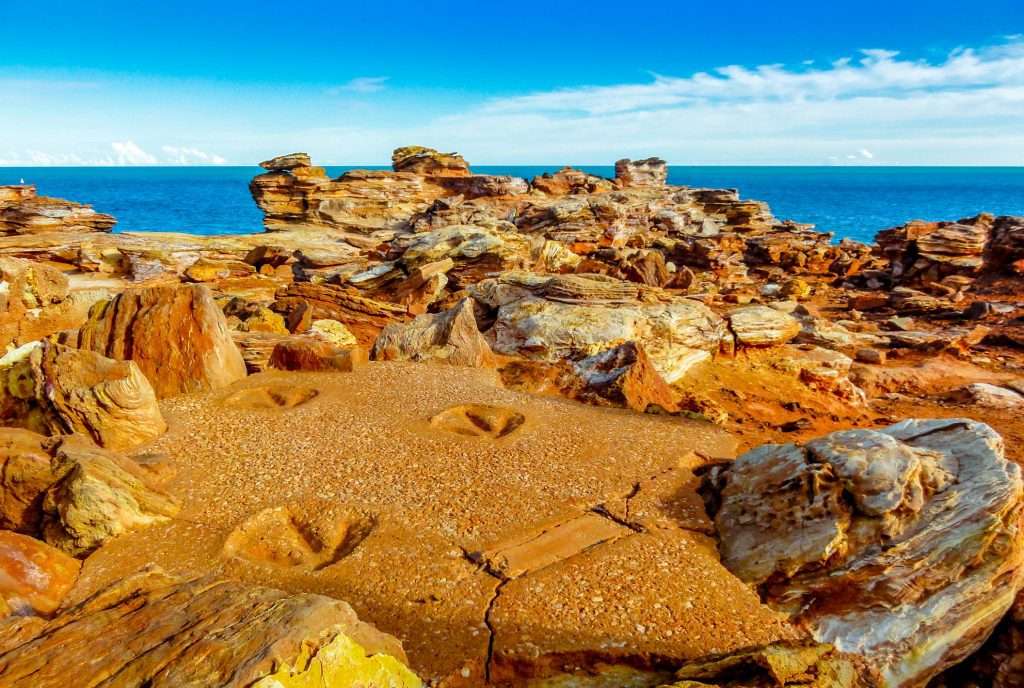 Dinosaur Footprints broome