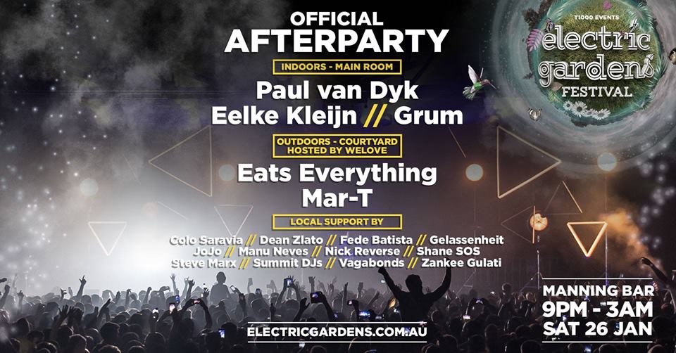 Electric Gardens After Party - Manning Bar