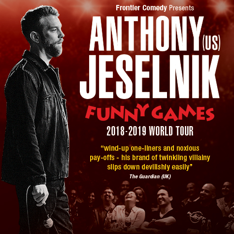 AMERICA’S ‘DARK PRINCE OF COMEDY’ ANNOUNCES AUSTRALIAN SHOWS THIS FEBRUARY-MARCH!
