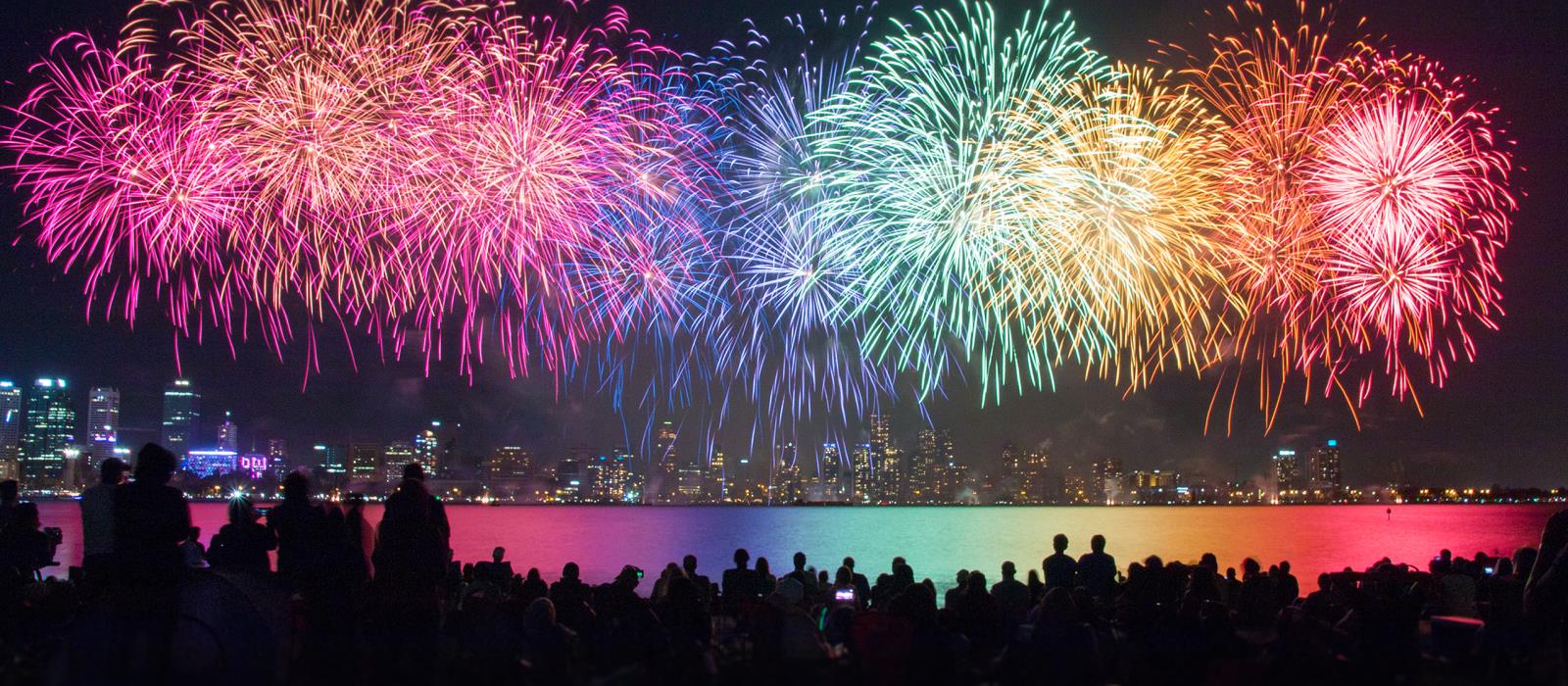 Skyworks Australia day with City of Pearth