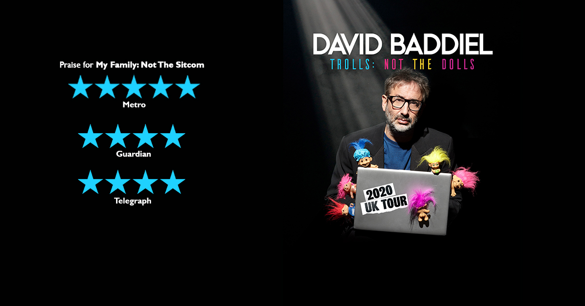 David-Baddiel-Australian-Tours TROLLS NOT THE DOLLS