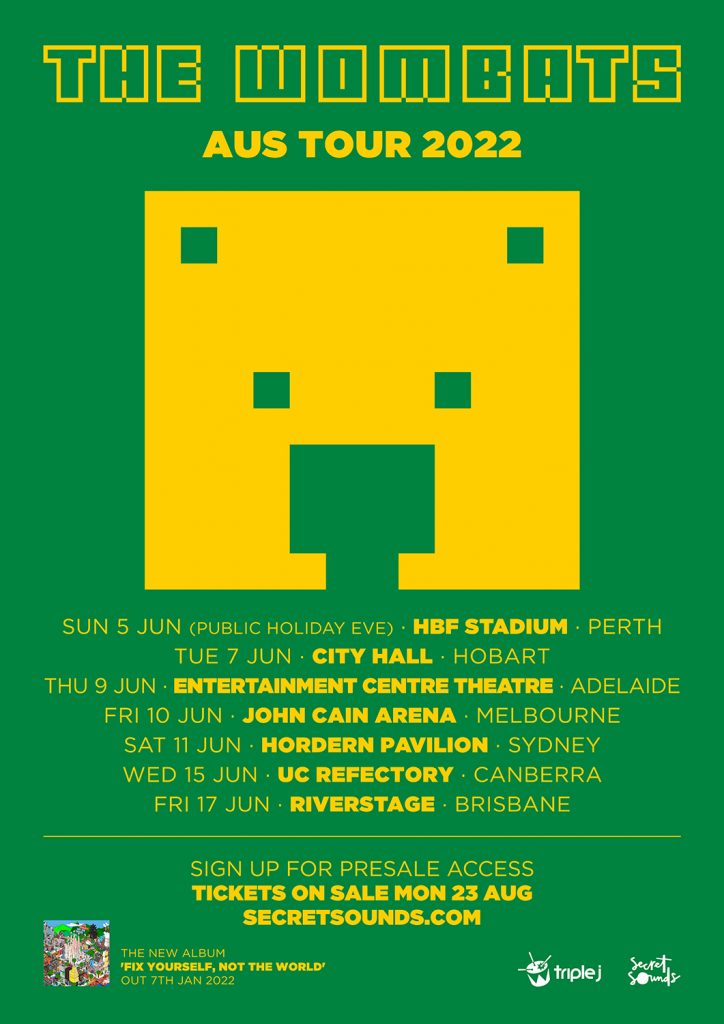 The Wombats Aus Tour 2022