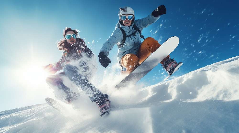 snowboarding