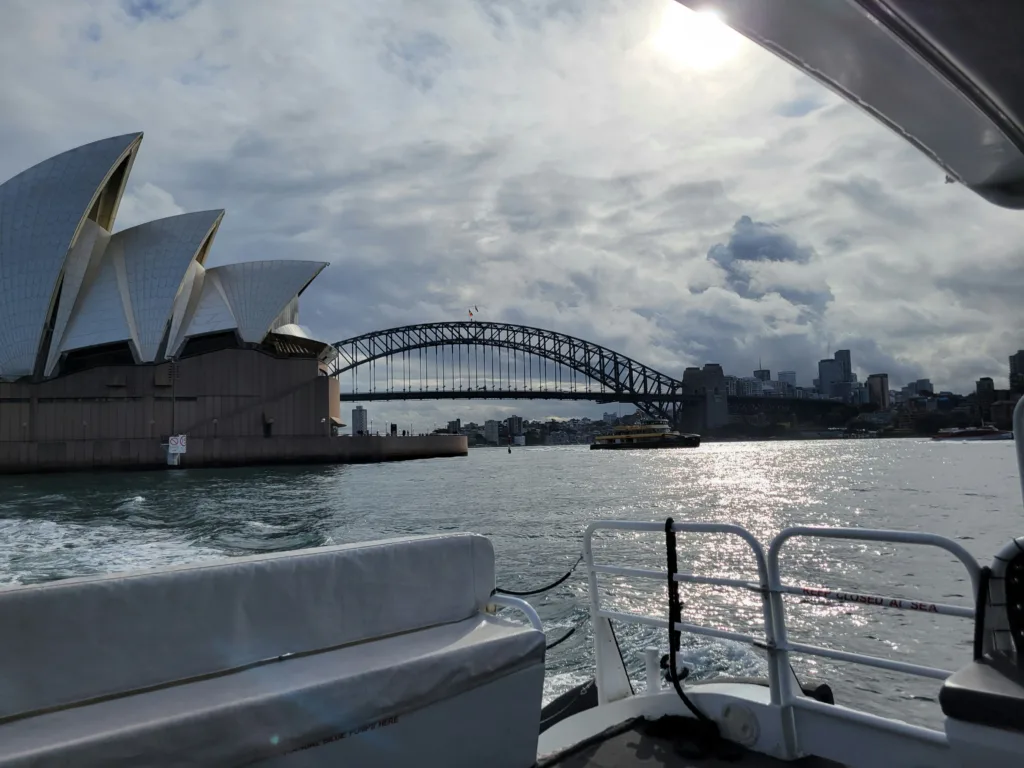 Sydney Harbour by boat
