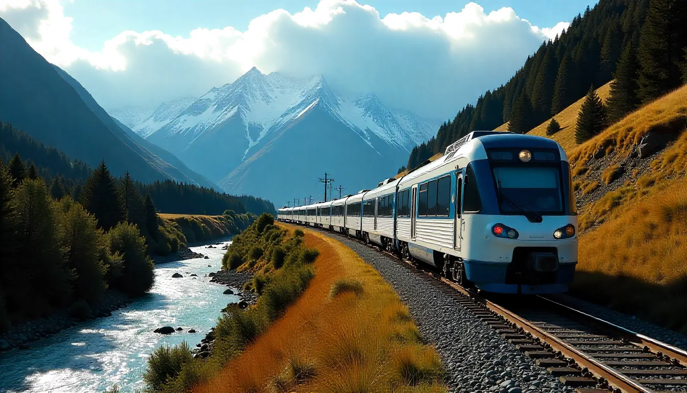 TranzAlpine Train Journey New Zealand tranzalpine train new zealand