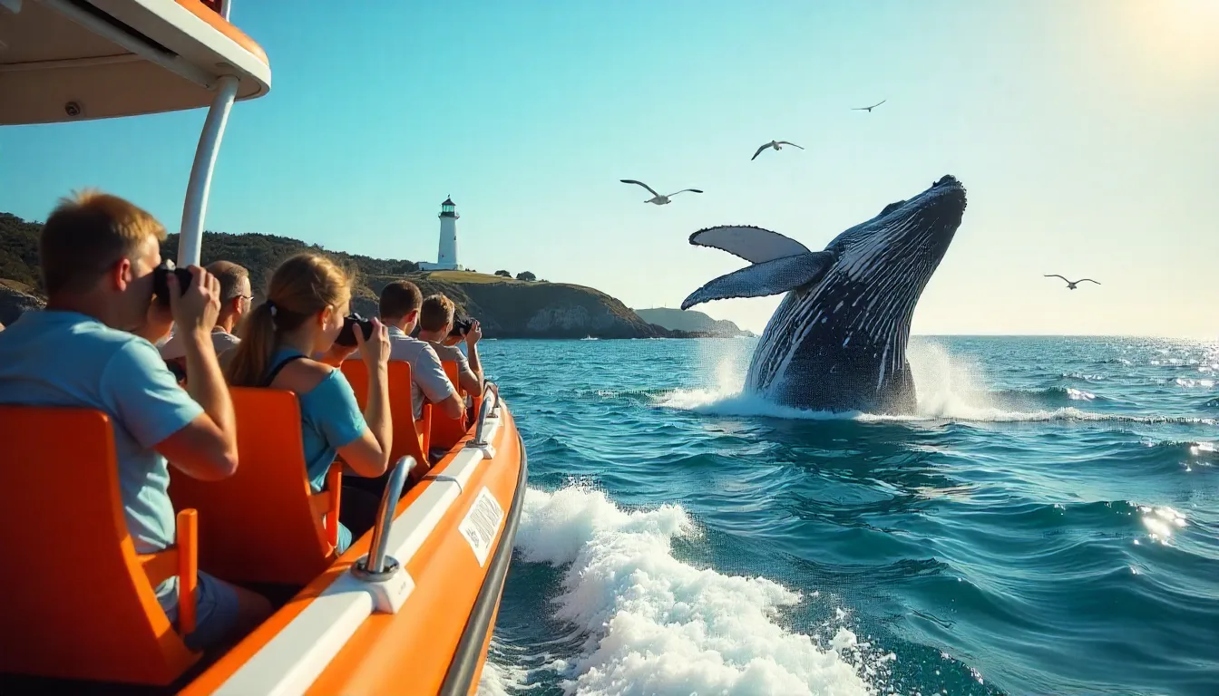 newcastle whale watching