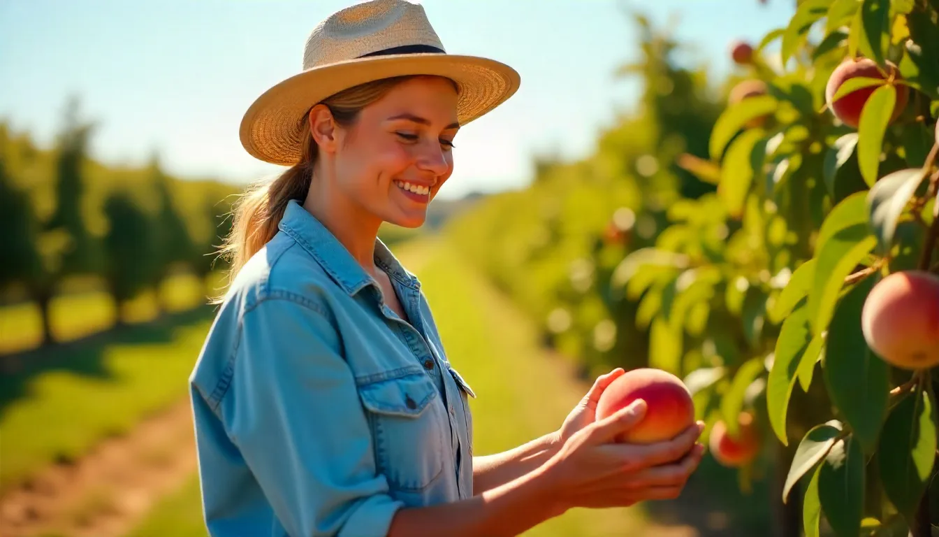 A young, tanned Australian farm worker backpacker farm jobs in victoria