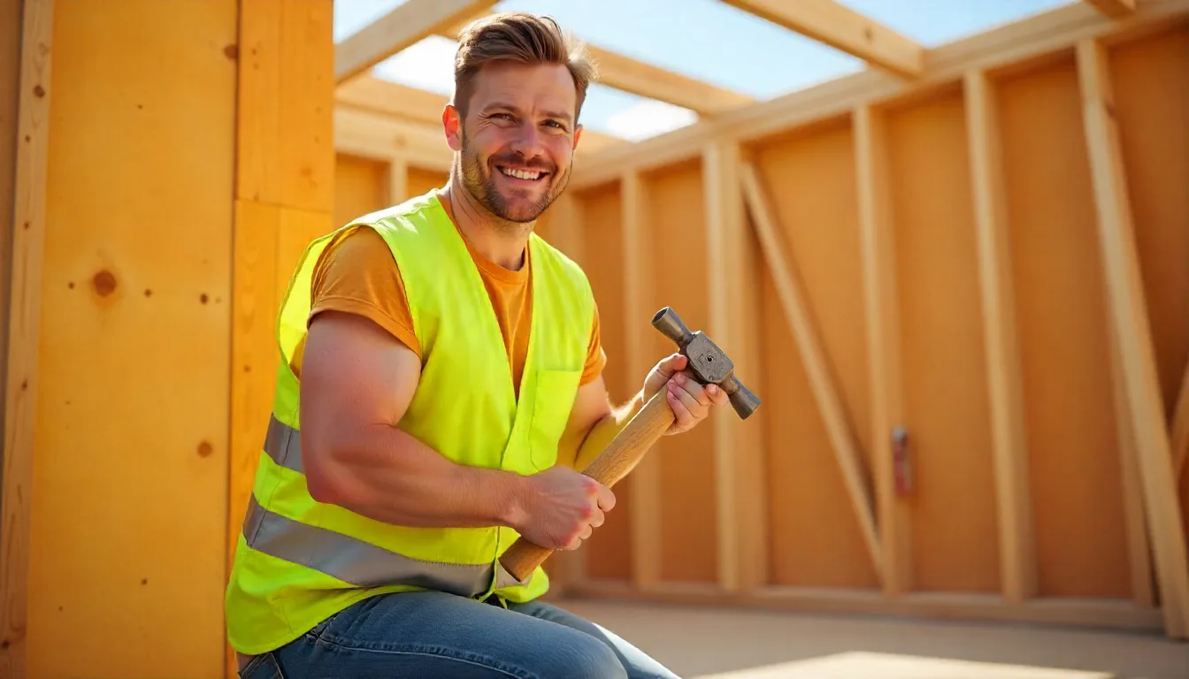 A young male worker learning carpentry skills apply for backpacker jobs in Melbourne